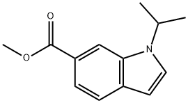 methyl 1-isopropyl-1H-indole-6-carboxylate Structure