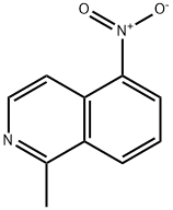 Isoquinoline, 1-methyl-5-nitro-
 Structure