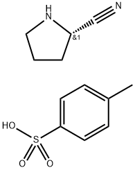 (S)-吡咯烷-2-甲腈对甲苯磺酸盐, 204387-54-2, 结构式