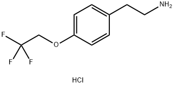 2-[4-(2,2,2-Trifluoroethoxy)phenyl]ethylamine Hydrochloride Structure