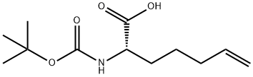 (S)-N-Boc-2-(4'-pentenyl)glycine Structure