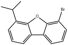 4-溴-6-异丙基二苯并呋喃, 2053245-89-7, 结构式