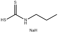 正丙基二硫代氨基甲酸钠 结构式