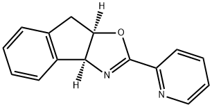 (3aS,8aR)-2-(pyridin-2-yl)-8,8a-dihydro-3aH-indeno[1,2-d]oxazole Struktur