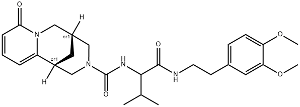 (1S,5S)-N-(1-((3,4-dimethoxyphenethyl)amino)-3-methyl-1-oxobutan-2-yl)-8-oxo-4,5,6,8-tetrahydro-1H-1,5-methanopyrido[1,2-a][1,5]diazocine-3(2H)-carboxamide Structure