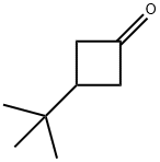 3-叔丁基环丁酮 结构式