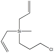 3-氯丙基二烯丙基甲基硅烷,206450-45-5,结构式