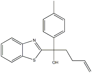 1-(benzo[d]thiazol-2-yl)-1-(p-tolyl)pent-4-en-1-ol, 2065187-01-9, 结构式