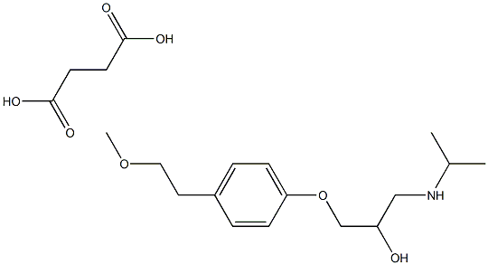 Metoprolol (succinate) Struktur