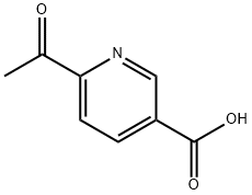 6-ACETYLNICOTINIC ACID 结构式