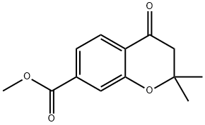 Methyl 2,2-Dimethyl-4-oxochroman-7-carboxylate Structure