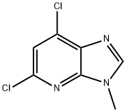 5,7-Dichloro-3-methyl-3H-imidazo[4,5-b]pyridine Struktur