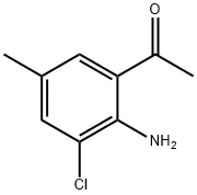 1-(2-Amino-3-chloro-5-methyl-phenyl)-ethanone Struktur