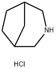 3-AZABICYCLO[3.2.1]OCTANE HYDROCHLORIDE 结构式