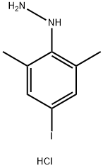 4-Iodo-2,6-dimethylphenylhydrazine Hydrochloride Structure