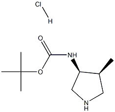 (3S,4S)-(4-Methyl-pyrrolidin-3-yl)-carbamic acid tert-butyl ester hydrochloride|(3S,4S)-(4-Methyl-pyrrolidin-3-yl)-carbamic acid tert-butyl ester hydrochloride