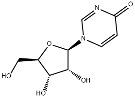 1-BETA-D-呋喃核糖基-4(1H)-嘧啶酮, 21052-20-0, 结构式