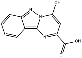 4-hydroxypyrimido[1,2-b]indazole-2-carboxylic acid Structure