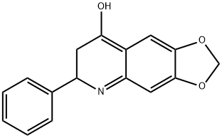 6-phenyl-6,7-dihydro-[1,3]dioxolo[4,5-g]quinolin-8-ol Struktur