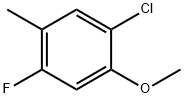 1-Chloro-4-fluoro-2-methoxy-5-methyl-benzene Structure