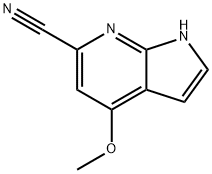 4-Methoxy-1H-pyrrolo[2,3-b]pyridine-6-carbonitrile,2112505-99-2,结构式