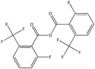 2-氟-6-(三氟甲基)苯甲酸酐 结构式