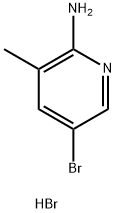 2-Amino-5-bromo-3-methylpyridine HBr Struktur
