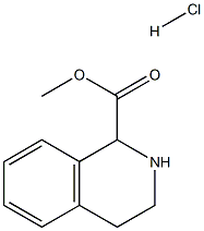 1,2,3,4-Tetrahydro-isoquinoline-1-carboxylic acid methyl ester hydrochloride Structure