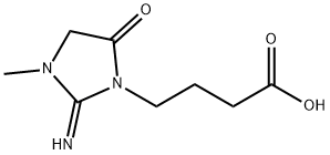 4-(2-imino-3-methyl-5-oxoimidazolidin-1-yl)butanoic acid,213181-98-7,结构式