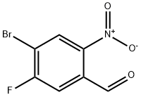 4-溴-5-氟-2-硝基苯甲醛, 213382-40-2, 结构式