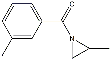 (2-methylaziridin-1-yl)-(3-methylphenyl)methanone
 Struktur