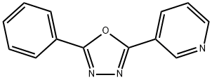 3-(5-phenyl-1,3,4-oxadiazol-2-yl)pyridine 结构式