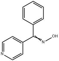 (Z)-フェニル(ピリジン-4-イル)メタノンオキシム 化学構造式