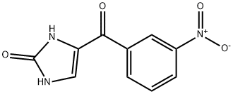 1,3-dihydro-4-(3-nitrobenzoyl)-2H-Imidazol-2-one Struktur