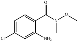 2-Amino-4-chloro-N-methoxy-N-methylbenzamide Struktur