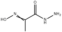 2-hydroxyiminopropanehydrazide Struktur