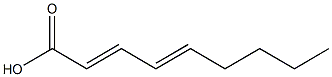 (2E,4E)-nona-2,4-dienoic acid 结构式