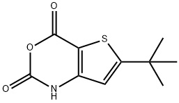 6-(叔丁基)-1H-噻吩并[3,2-D][1,3]噁嗪-2,4-二酮, 216574-72-0, 结构式