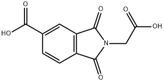 2-(carboxymethyl)-1,3-dioxoisoindoline-5-carboxylic acid Structure