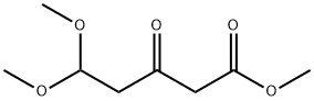 methyl 5,5-dimethoxy-3-oxopentanoate Struktur