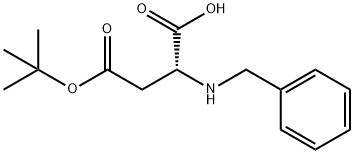 N-Benzyl-D-aspartic acid 4-tert-butyl ester 结构式