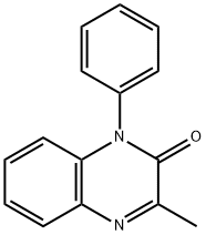 1-苯基-3-甲基喹喔啉-2-酮, 21943-45-3, 结构式
