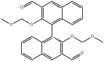 R-2,2'-双（甲氧基甲氧基）-[1,1'-双萘] -3,3'-二甲醛 结构式