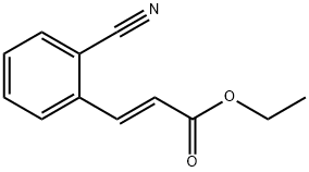 (E)-Ethyl 3-(2-Cyanophenyl)Acrylate Structure