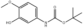 (3-羟基-4-甲氧基苯基)氨基甲酸叔丁酯, 224450-48-0, 结构式