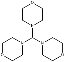 trimorpholylmethane 化学構造式