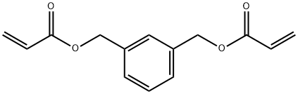 2-propenoic acid,1,1'-[1,3-phenylenebis(methylene)] ester Structure