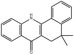 5,6-DIHYDRO-5,5-DIMETHYLBENZ(C)ACRIDIN-7-(12H)-ONE Structure
