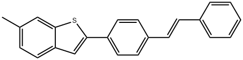 22786-00-1 (E)-6-methyl-2-(4-styrylphenyl)benzo[b]thiophene