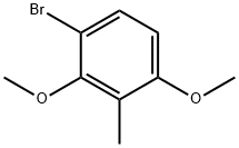 3-ブロモ-2,6-ジメトキシトルエン 化学構造式